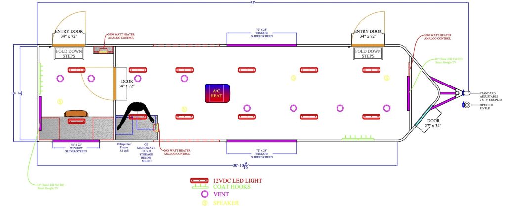 3037 CR Rear Office TRAILER V NOSE cropped - Open